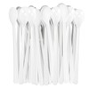 Fansunta 50pcs Extra Long Duty Plastic Spoons, 7.3 Inch Sturdy