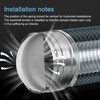 [Upgraded] Hon&Guan Duct Damper 4 inch, Backdraft Damper One-Way Airflow