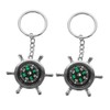 Gatuida Mini Compass Keyring Portable Hiking Navigation Tool Durable Design