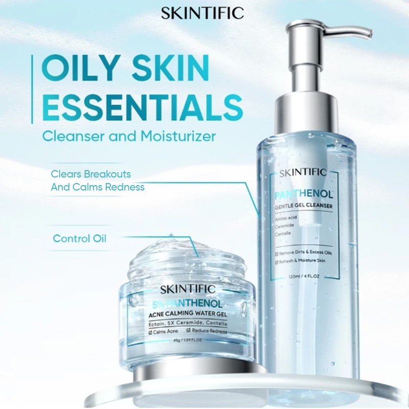SKINTIFIC Panthenol Gel Cleanser 120ml Cleaning Hydrating Moisturize Smoothing Skin