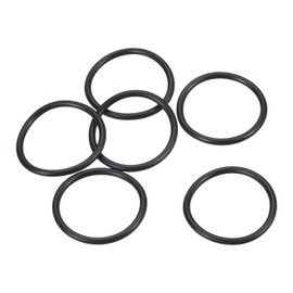 PATIKIL Nitrile Rubber O-Rings 25mm OD 21mm ID 2mm Width, 25 Pcs Metric Sealing Gasket for Faucet Plumbing Automotive Repair, Black