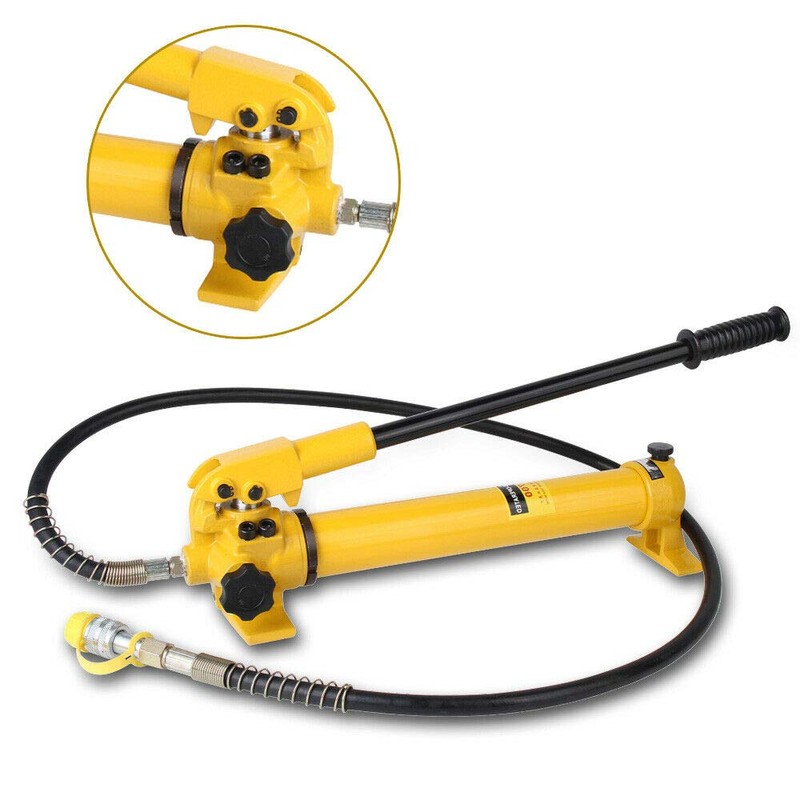 LOYALHEARTDY CP-700 Hydraulic Manual Pump, 10000PSI Lightweight Hydraulic Hand Pump