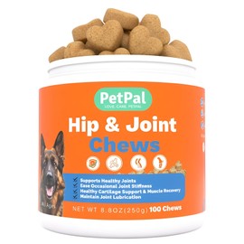 Healthy Dog Treat, Soft Training chew, Support Hip and Joint Health with Glucosamine, Chondroitin Sulfate & MSM, Mobility, Cartilage & Joint Stiffness Relief Supplement, 100 Count