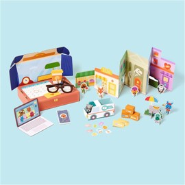 Sago Mini Big City Activity Box with Pretend Play Toys & Collectible Toy Figure