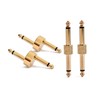 KONTONTY 4 Guitar Effect Pedal Adapter Dual Head Connector Set