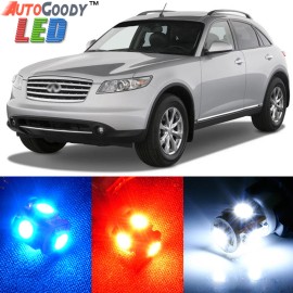 Dome, Map Reading, Courtesy Door Step Light 17 x Premium Xenon White LED Lights Interior Package Kit for Infiniti FX35 FX45