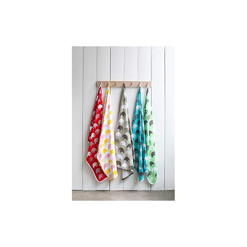 Littlephant Baby Blanket Elephant, Red/Grey, 0.38 kg