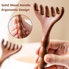 2Pcs Head Massager Scalp, Wood Head Scratcher, Protable Heads Scratcher