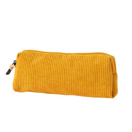 Pencil Case, Vintage Pen Pencil Organizer for Boys Girls, Pencil Pouch Box with Zipper, Adult Stationery Supplies (Brown)