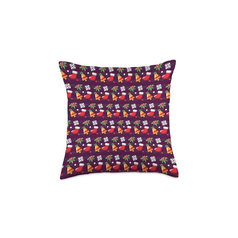 Christmas Composition Notebook Teachers Students Matching Throw Pillow