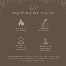 Oxhala - Pack of 10 Palo Santo Sticks | Handcrafted by Local Talents in Peru