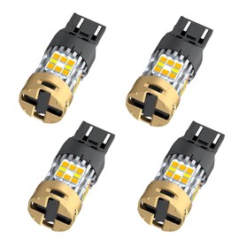 Wenkension 4 PCS LED Switchabck Turn Signal Light Bulbs Fit for GMC Sierra 1500 2000 2001 2002 2003 2004 2005 2006 2007 2008 2009 2010 2011 2012 2013 2014