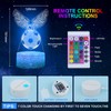 UneedMe Football 3D 7 Colours Night Light with Touch Switch