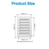 PATIKIL 4 x 6 Inch Aluminum Vent Cover, Screen Air