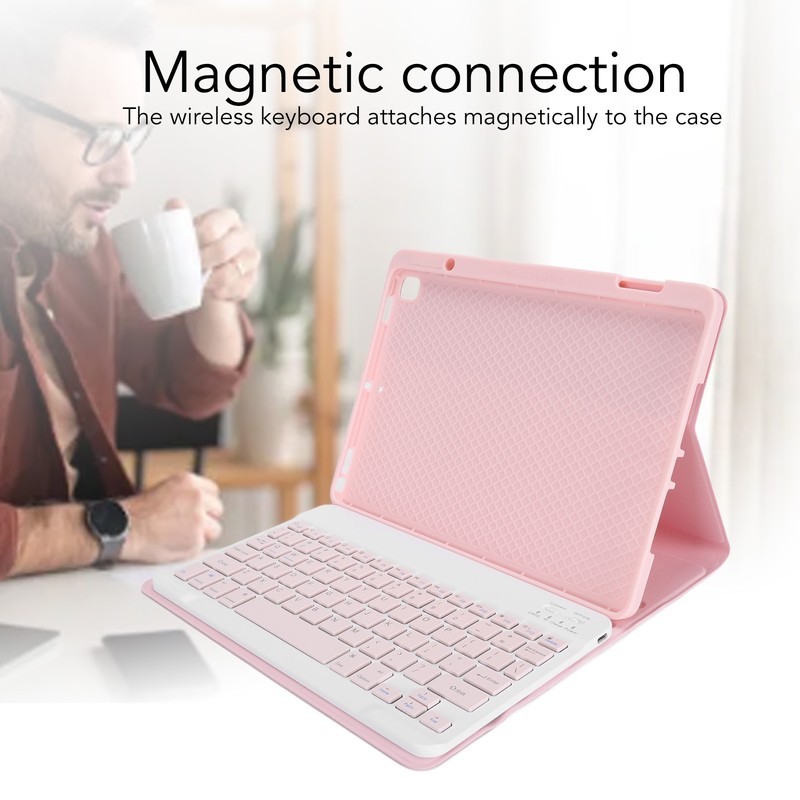 Smart Keyboard Case Magnetic Detachable Wireless Bluetooth Keyboard Case for