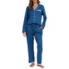 Vlazom Pyjamas Set for Women, Soft Two Pieces Pjs Sets