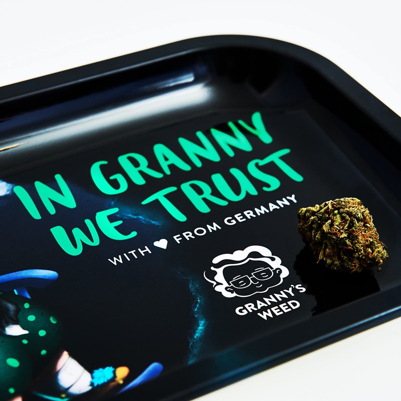 Granny's Exclusive Rolling Tray aus Metall | 27 x 16,5cm