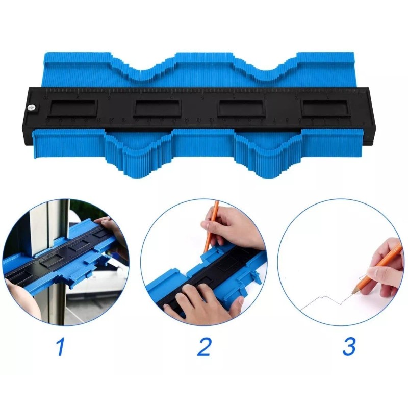 OEM Regla Duplicador Medicion Copia Y Corte Contorno Piso Mosaic