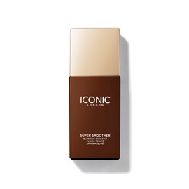 ICONIC LONDON Super Smoother Blurring Skin Tint | Light to Medium Coverage, Hydrating, Ultra-Lightweight Tinted Moisturizer, Cruelty-Free, Vegan Makeup (Warm Rich) 1.01 Fl oz