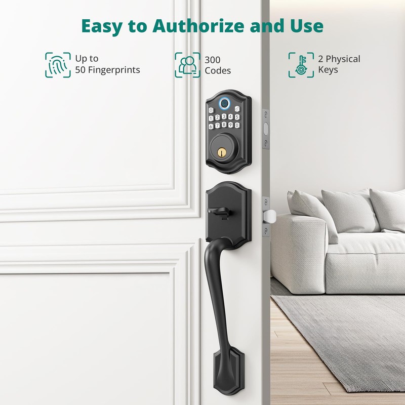 AkaGear DS10 Keyless Entry Door Locks - Keypad Lock with