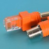 ELNONE 2PCS RF to RJ45 Converter Adapter F Female to