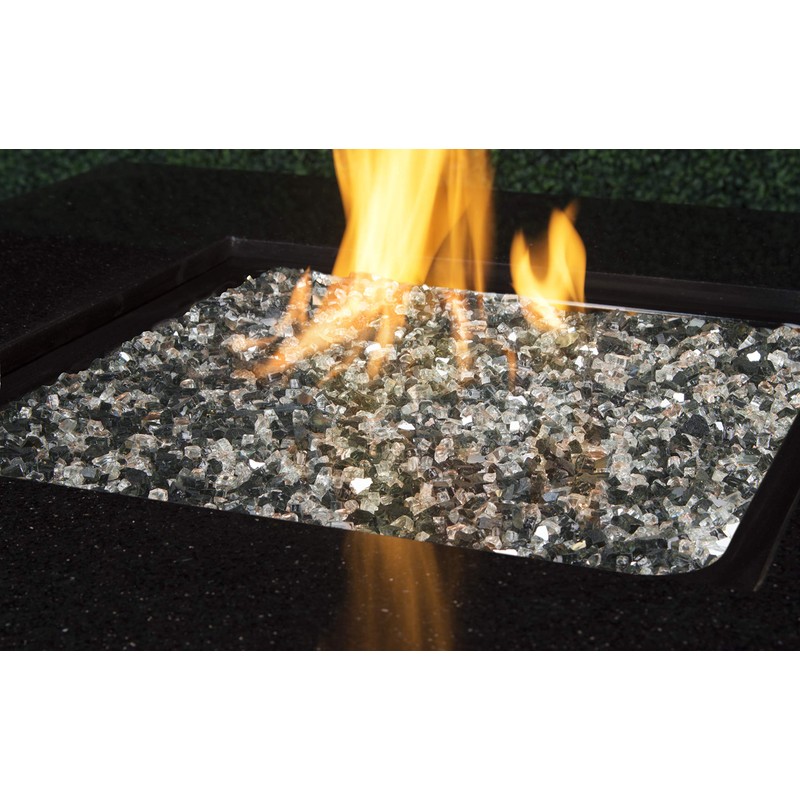 Bond Manufacturing 50713 LavaGlass Classic Cut Firepit Dispersion Glass, Midnight