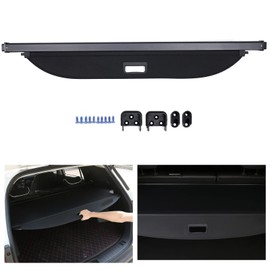 LYNICESHOP Black Trunk Cargo Cover Security Shield Shade Decor, For Kia Seltos 2020-2023