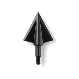 Vantage Point Archery VPA 2 Blade 1 1/8", 1 1/4" Broadheads 3 Pack Carbon Tool Steel 100 125 150 175 200 250 300 (150gr., Carbon Tool Steel 1 1/8")