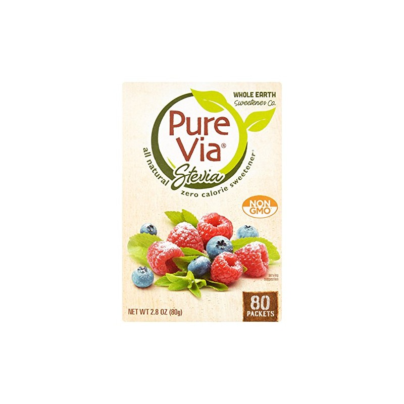 PureVia Zero Calorie Sweetener, 80-Count Packets (Pack of 3)