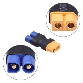 Acekeeps XT60 to EC3 Connector Male Female Adapter for RC Lipo Battery Charger Charging or Converting Plugs (4-Pack)