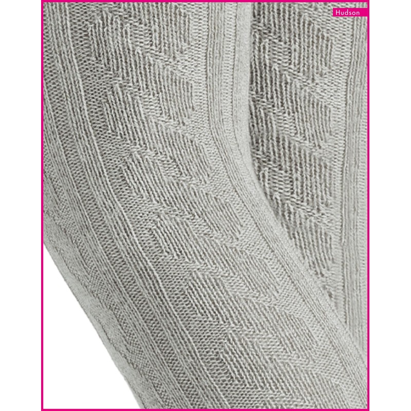Hudson Women's Tights Winter Plait Warming, Silver 0502