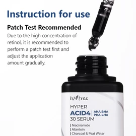 IsNtree IsNtree Hyper-Acid 4 (AHA BHA PHA LAH) 30 Serum 20ml Christmas Stocking Gift Easy Wipe Clean Serum Gentle Chemical Exfoliating Korean Skin Care