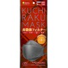 ISDG Kuchiraku Mask, Gray, 5 Pieces, Diamond Shape, Beak Shape,