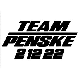 Team Penske Logano Blaney Cindric 2 12 22 Window Decals Vinyl car YOU PICK COLOR