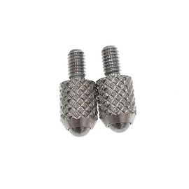 Contact Points for Dial Indicators Linear Gage Indicator Carbide Ball Tips 2 Pieces M2.5 Thread Shank 5mm Diameter 7.3mm Length (Tungsten Carbide Ball tip)