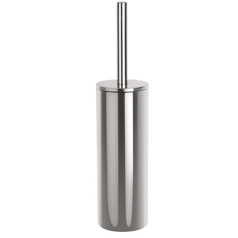Spirella Nyo Steel Polished Toilet Brush, Silver