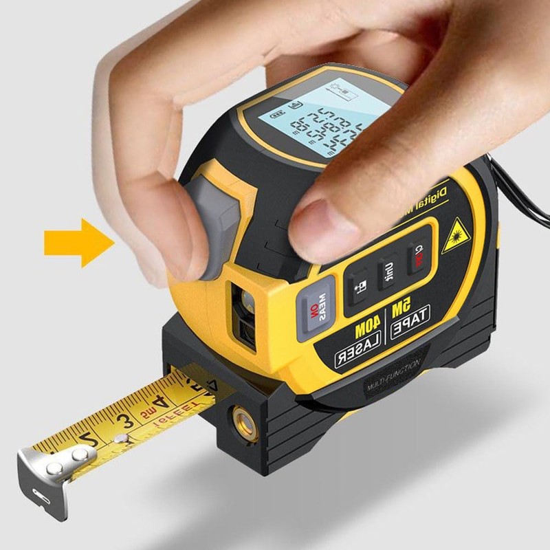 Mingzhe Medidor laser 3 en 1, Cinta Metrica Laser de