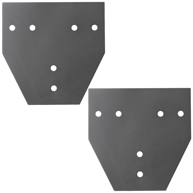 2 Pack 6x6 Post Connector,Heavy Duty Flat Plate for Barn,Shed,7