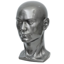 Mannequin Head Male Professional Cosmetology Manikin Head for Display Wigs Glasses Hat Jewelry Headset Display Stand （L30-HH）