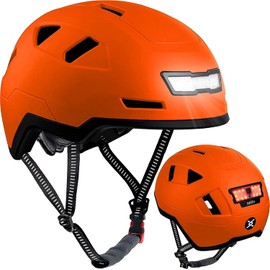 XNITO Kid Bike Helmets for Boys and Girls | Fit Head 51-54cm Circumference | CPSC & NTA-8776 Dual Certified | Multi-Sport Helmets with LED Lights, Magnetic Buckle, Detachable Visor (Dutch)