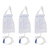 10PCS Enema Bag Set 1000ML Silicone Reusable Hangable Enema Cleaner