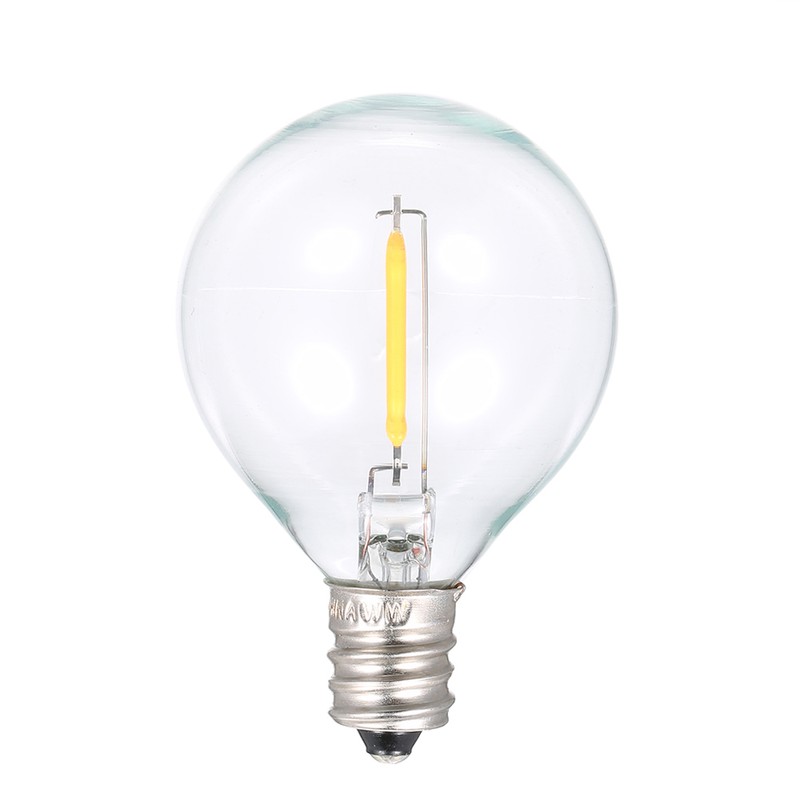 Tomshine AC 220V-240V 21.33ft E12 Base G40 LED Fairy String