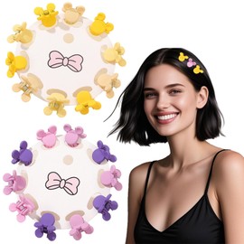 Flomiara 20 Stück Haarklammern, Mini-Haarspangen, kleine niedliche Haarnadeln, Haarzubehör für Frauen und Mädchen, süße Mini-Haarspangen, Styling-Zubehör für Fotos, tägliche Party