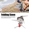Folding Pocket Stove Camping Emergency Gas Stove Ultralight for Outdoor