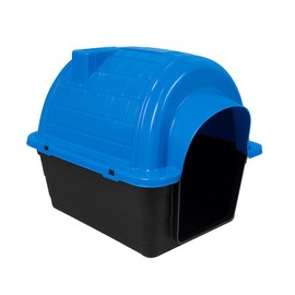 Igloo Dog House – Durable Outdoor Dog House for Medium Dogs, Travel-Friendly & Spacious, Quick Assembly, All-Weather Resistant, Perfect for Indoor & Backyard Use (Blue, H 22.8 x W 19.6 x L 26.3)