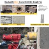2 1/2 Inch Wet Core Drill Bits, DaduoRi 2.5" Core