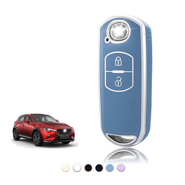 TOOMUME Car Key Cover TPU, Car Key Case Fit for