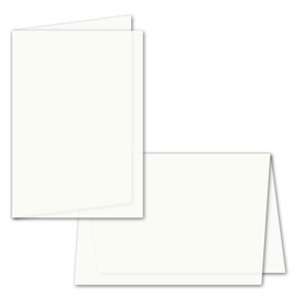 Insert for A5 Cards folded 297 x 210 mm (210 x 148 mm) 50 Pieces transparent-white