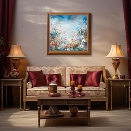 cukol cukol Cross Stitch Set Pre-Printed - 36 x 36 cm Embroidery Pictures, 11CT Embroidery Templates, Embroidery Set Adults, Embroidery Set for Beginners, Embroidery Kits for DIY Home Decoration & Mum