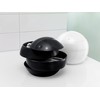 Spirella Bowl Shiny Polystyrol Beauty Tidy Box, Black